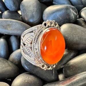 Shiny Carnelian Ring
